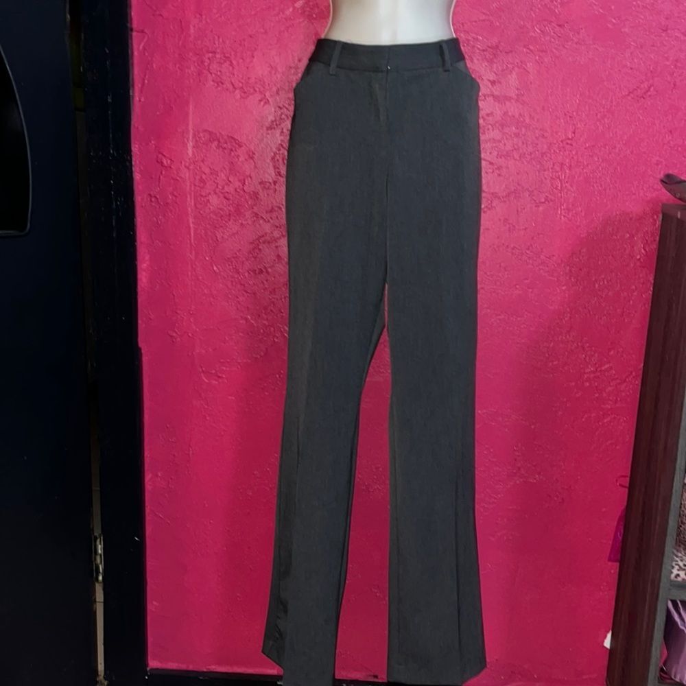 Express Publicist Barely Boot Pant In Dark Grey. … - image 2